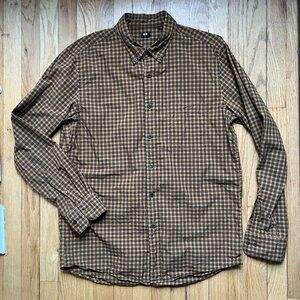 Uniqlo Checked Cotton Button Down